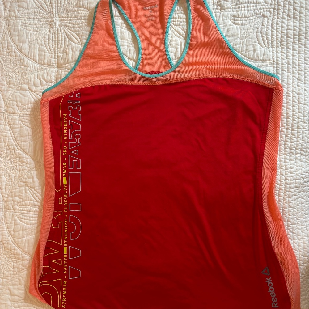 Reebok Red Racer-back Tank